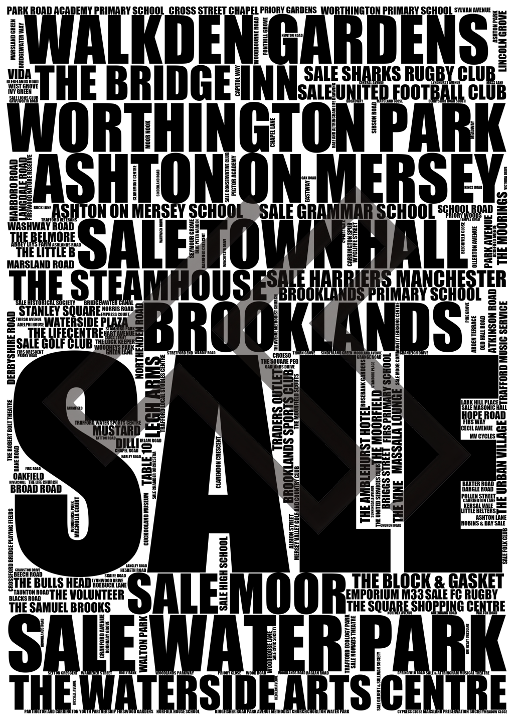 Sale - Premium Typographic Word Cloud Prints, Posters & Gifts