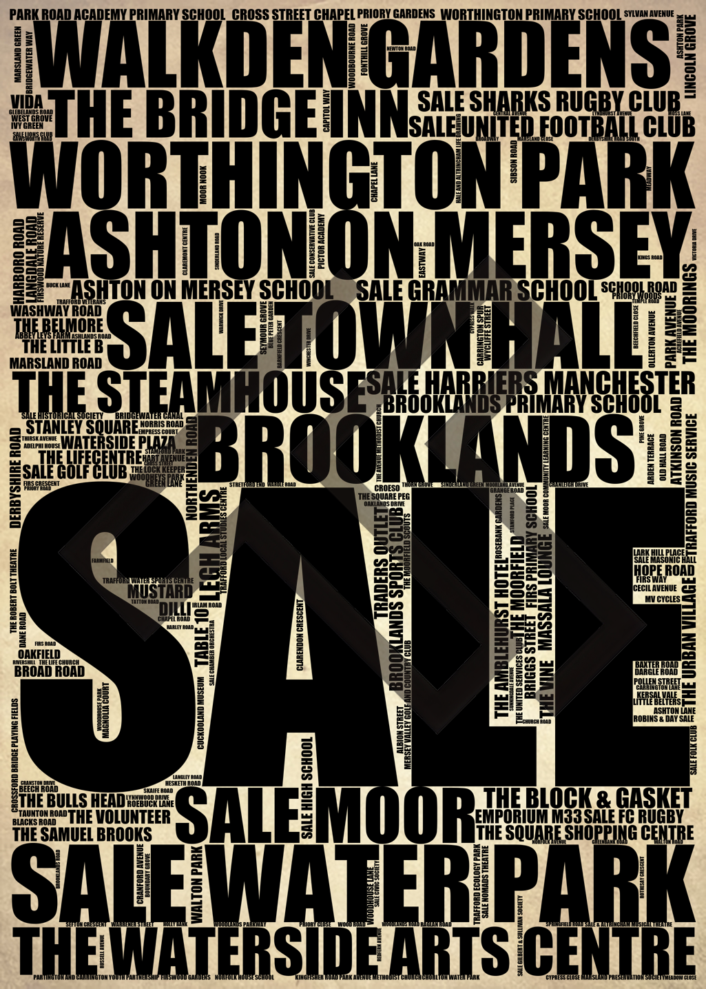 Sale - Premium Typographic Word Cloud Prints, Posters & Gifts