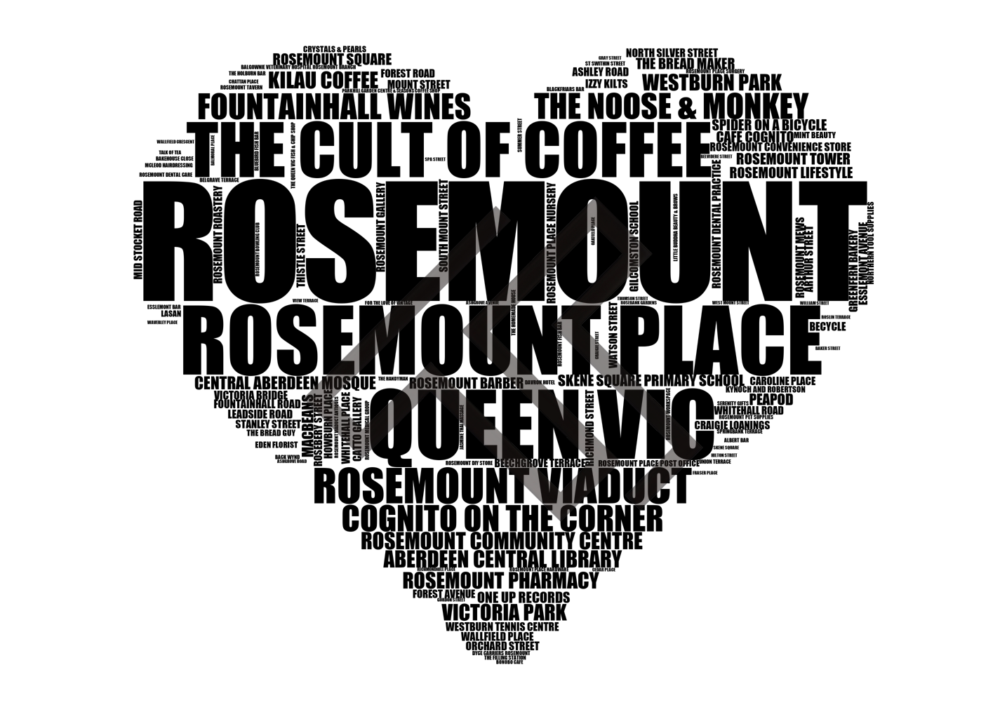 Rosemount - Premium Typographic Art Prints & Gifts