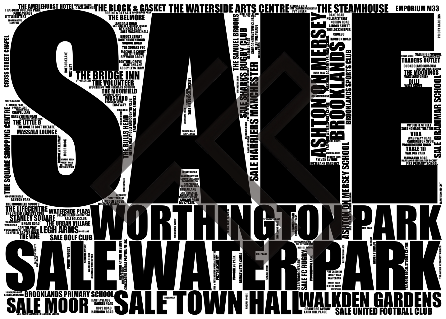 Sale - Premium Typographic Word Cloud Prints, Posters & Gifts