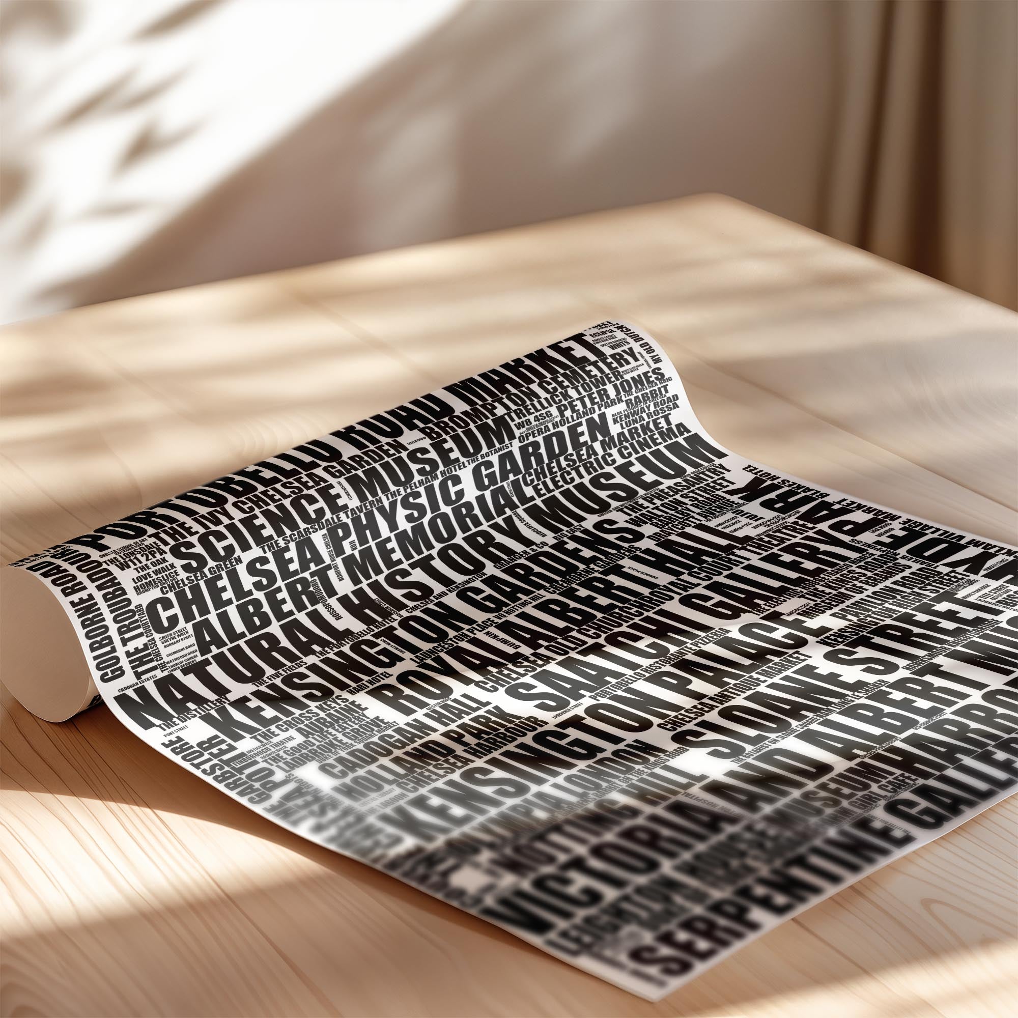 Chelsea - Premium Typographic Word Cloud Prints, Posters & Gifts