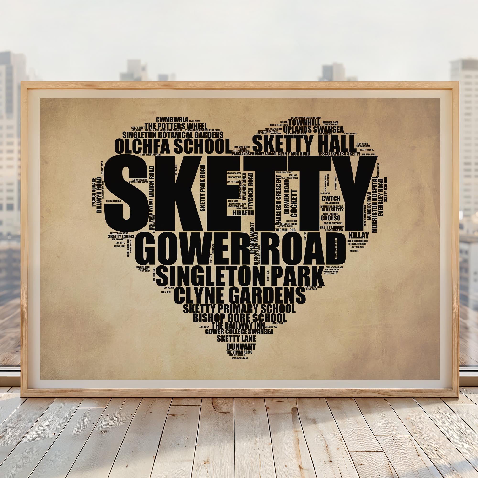 Sketty - Premium Typographic Word Cloud Prints, Posters & Gifts