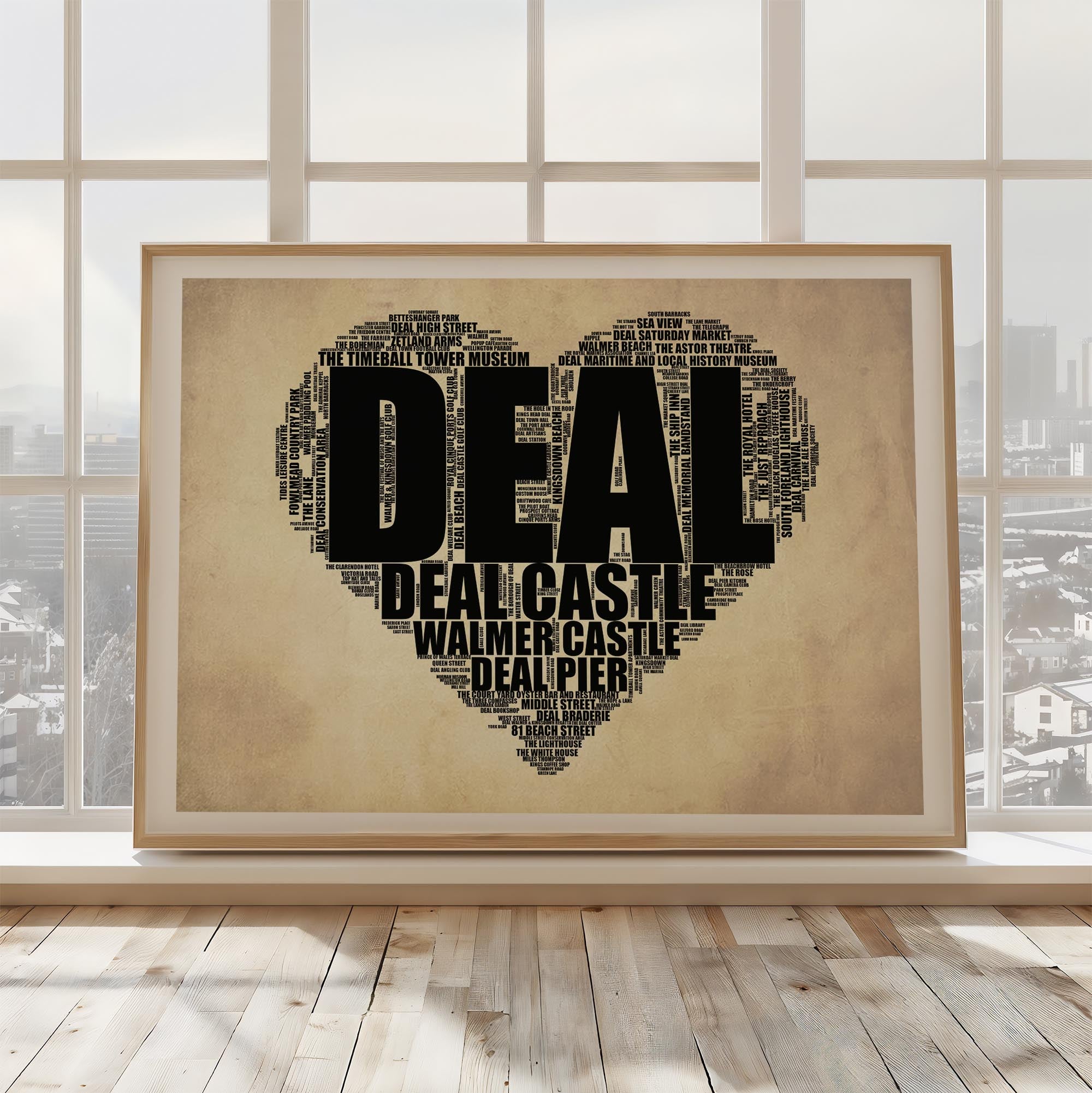 Deal - Premium Typographic Word Cloud Prints, Posters & Gifts