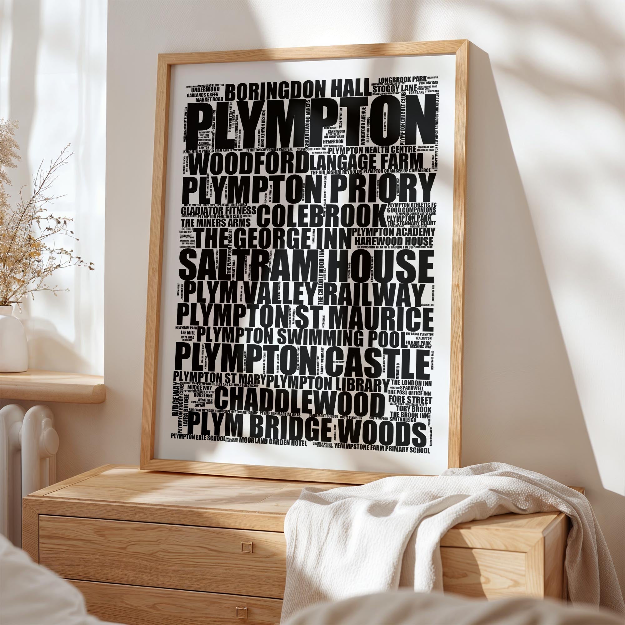 Plympton - Premium Typographic Word Cloud Prints, Posters & Gifts