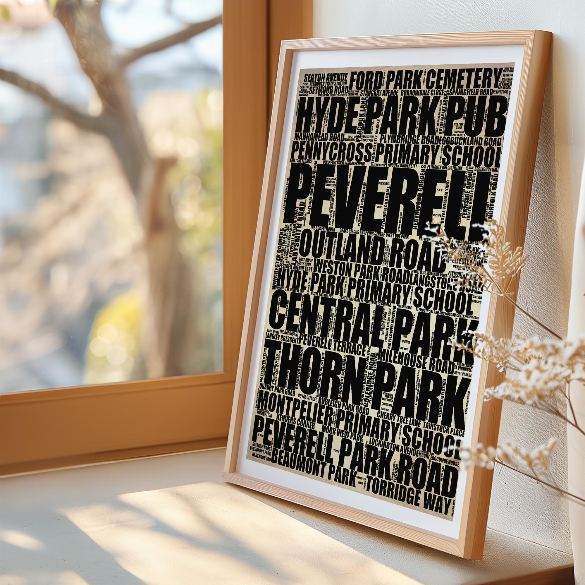 Peverell - Premium Typographic Word Cloud Prints, Posters & Gifts