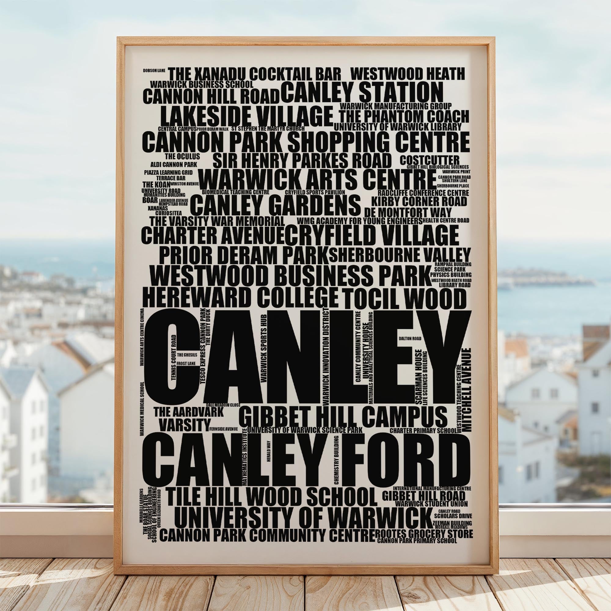 Canley - Premium Typographic Word Cloud Prints, Posters & Gifts