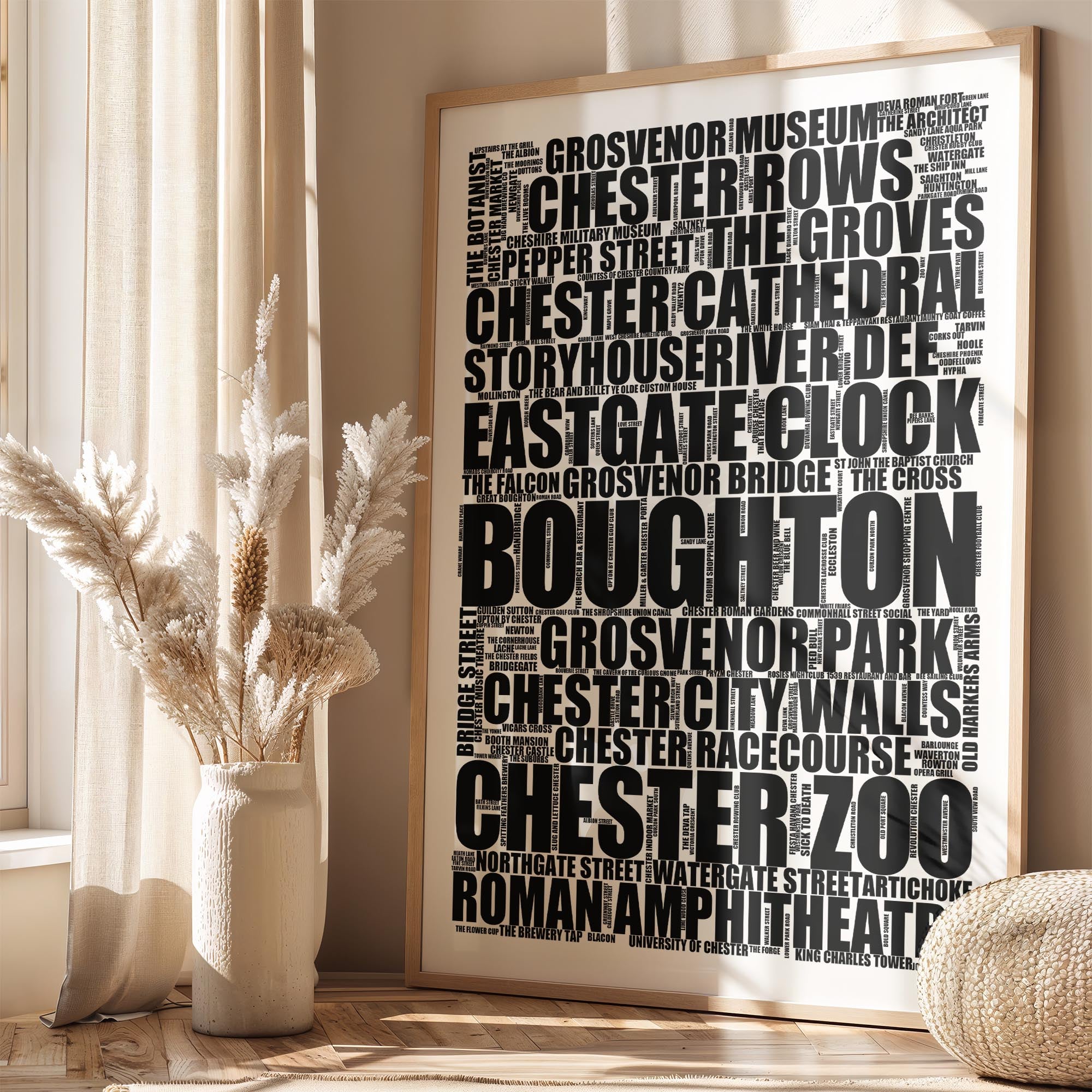 Boughton - Premium Typographic Word Cloud Prints, Posters & Gifts