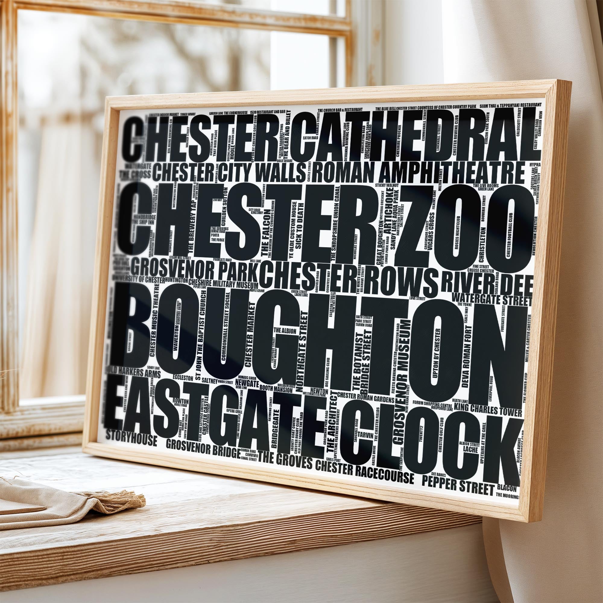 Boughton - Premium Typographic Word Cloud Prints, Posters & Gifts