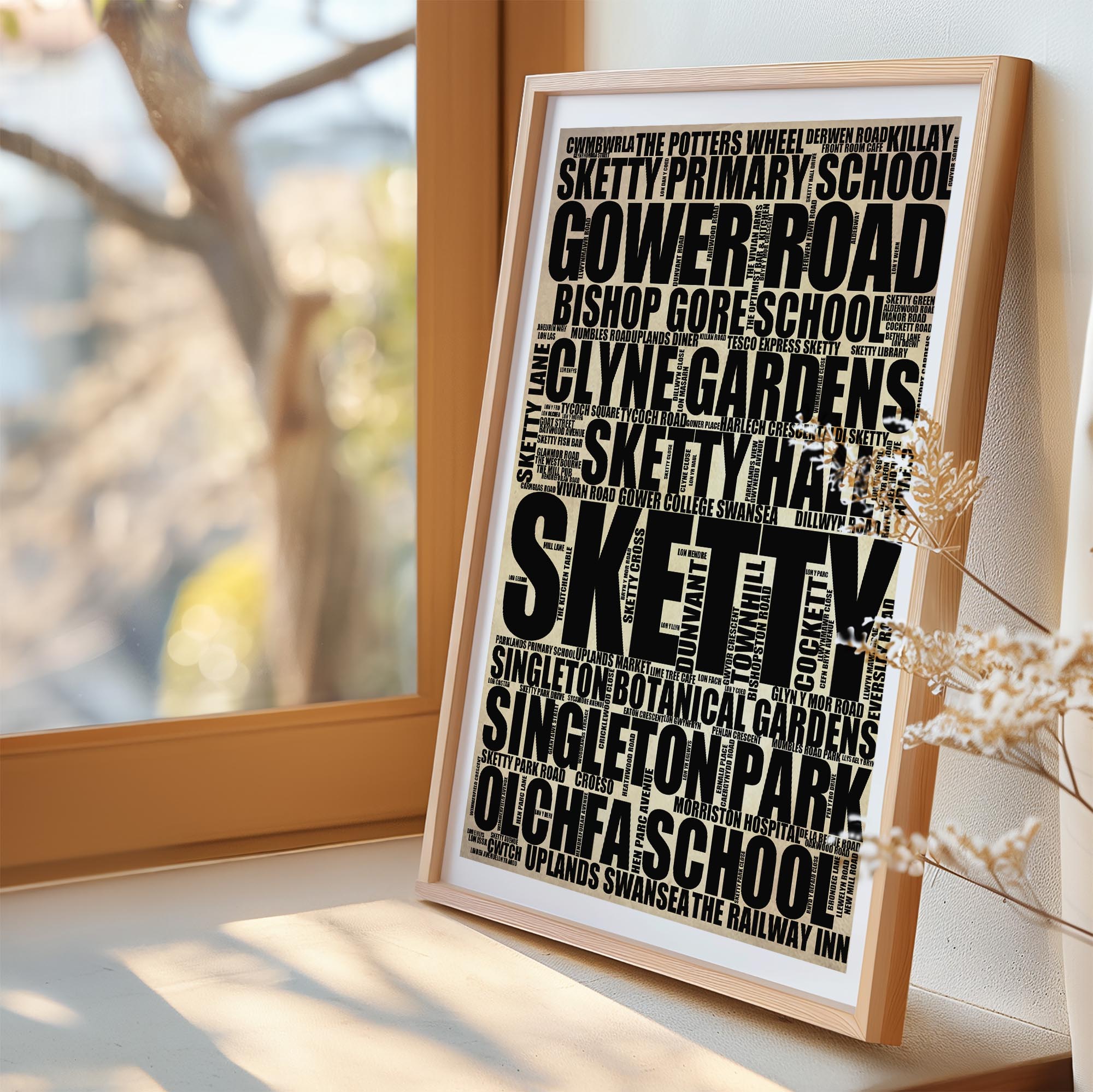 Sketty - Premium Typographic Word Cloud Prints, Posters & Gifts