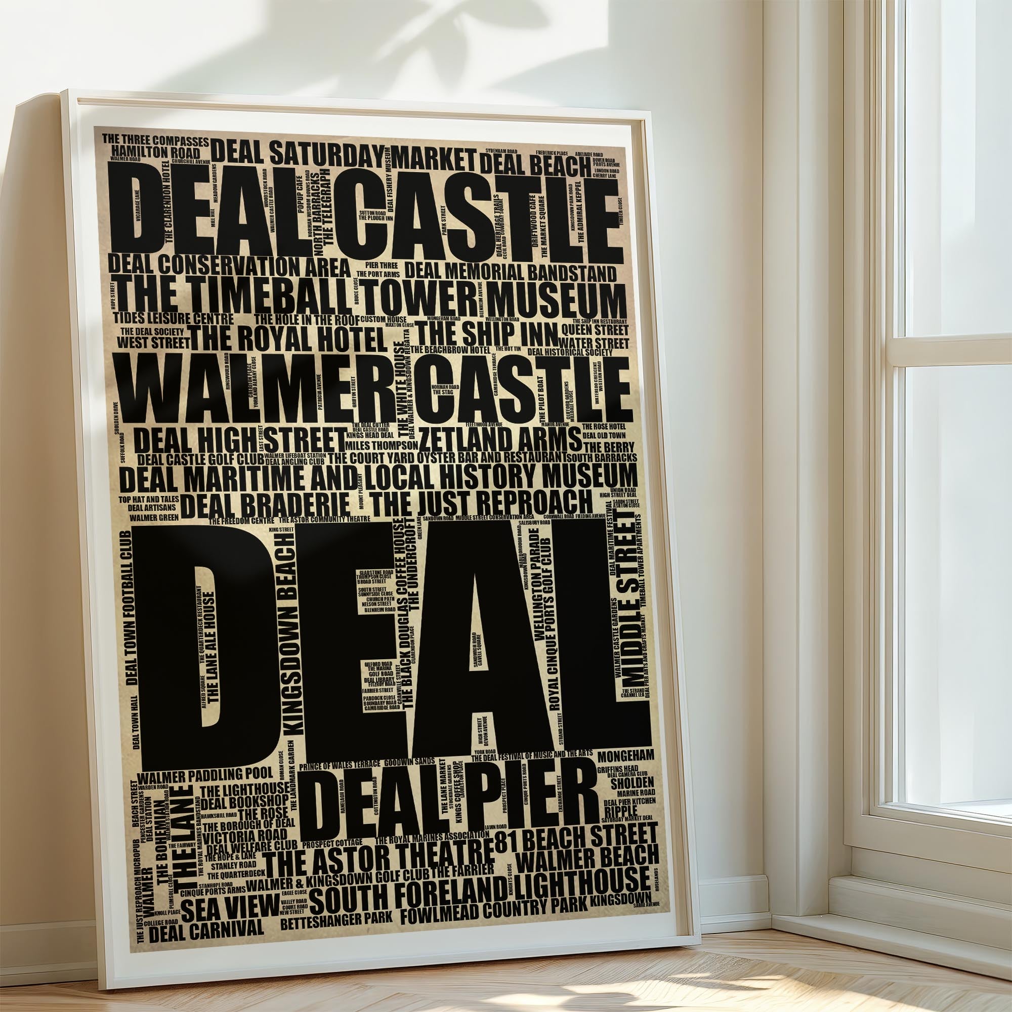 Deal - Premium Typographic Word Cloud Prints, Posters & Gifts