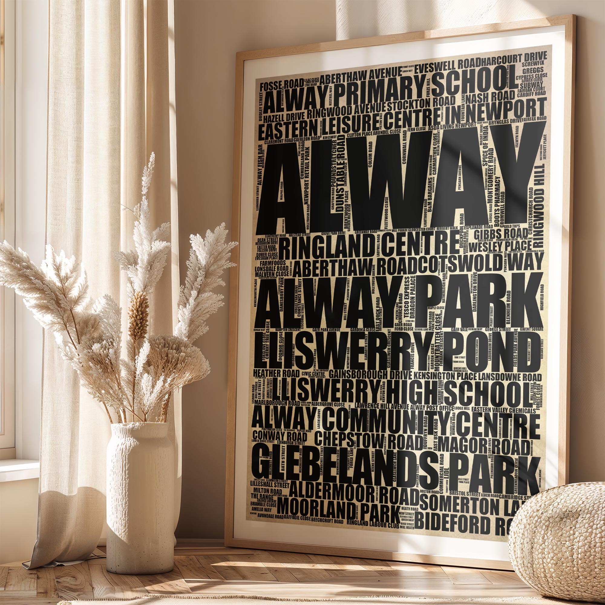 Alway - Premium Typographic Word Cloud Prints, Posters & Gifts