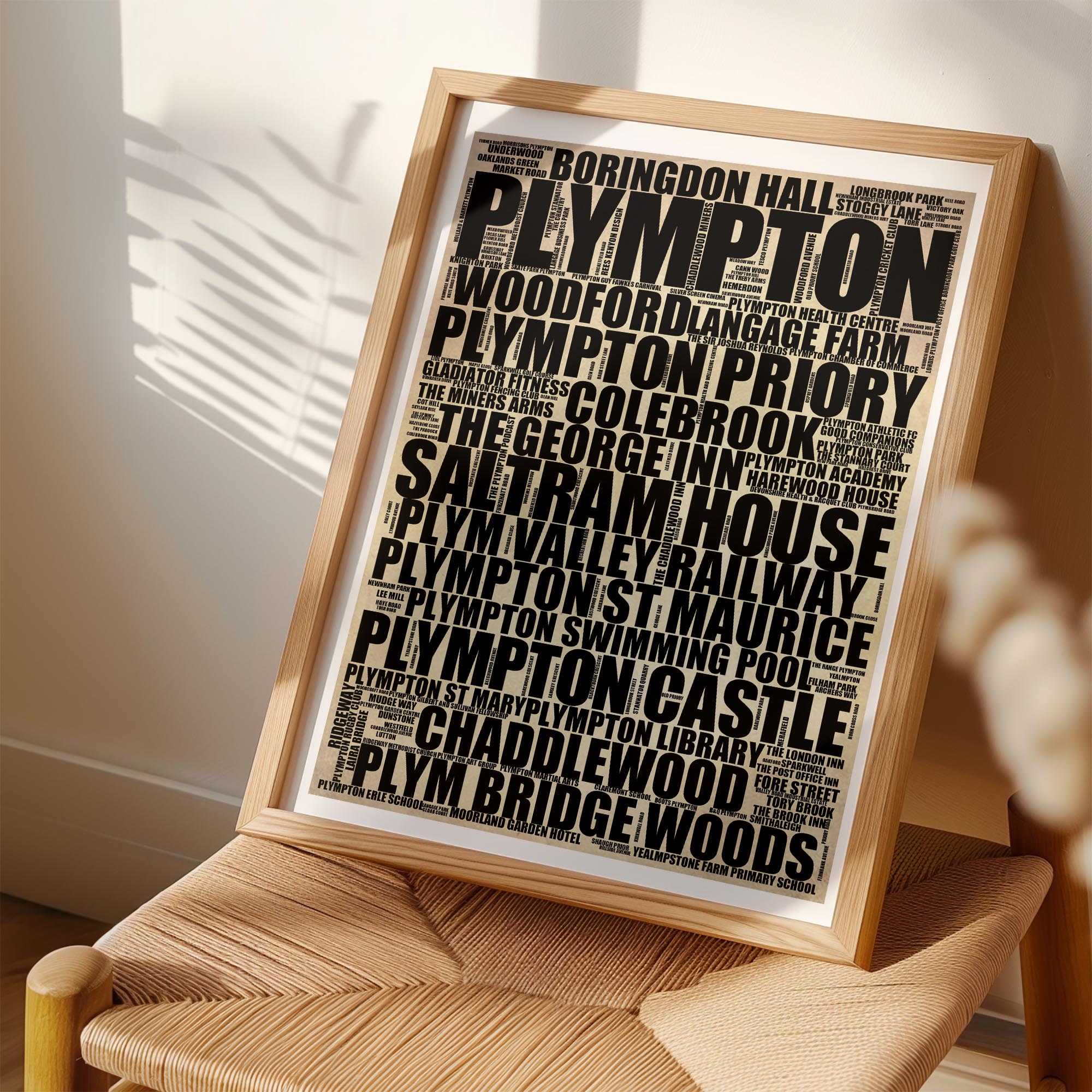 Plympton - Premium Typographic Word Cloud Prints, Posters & Gifts