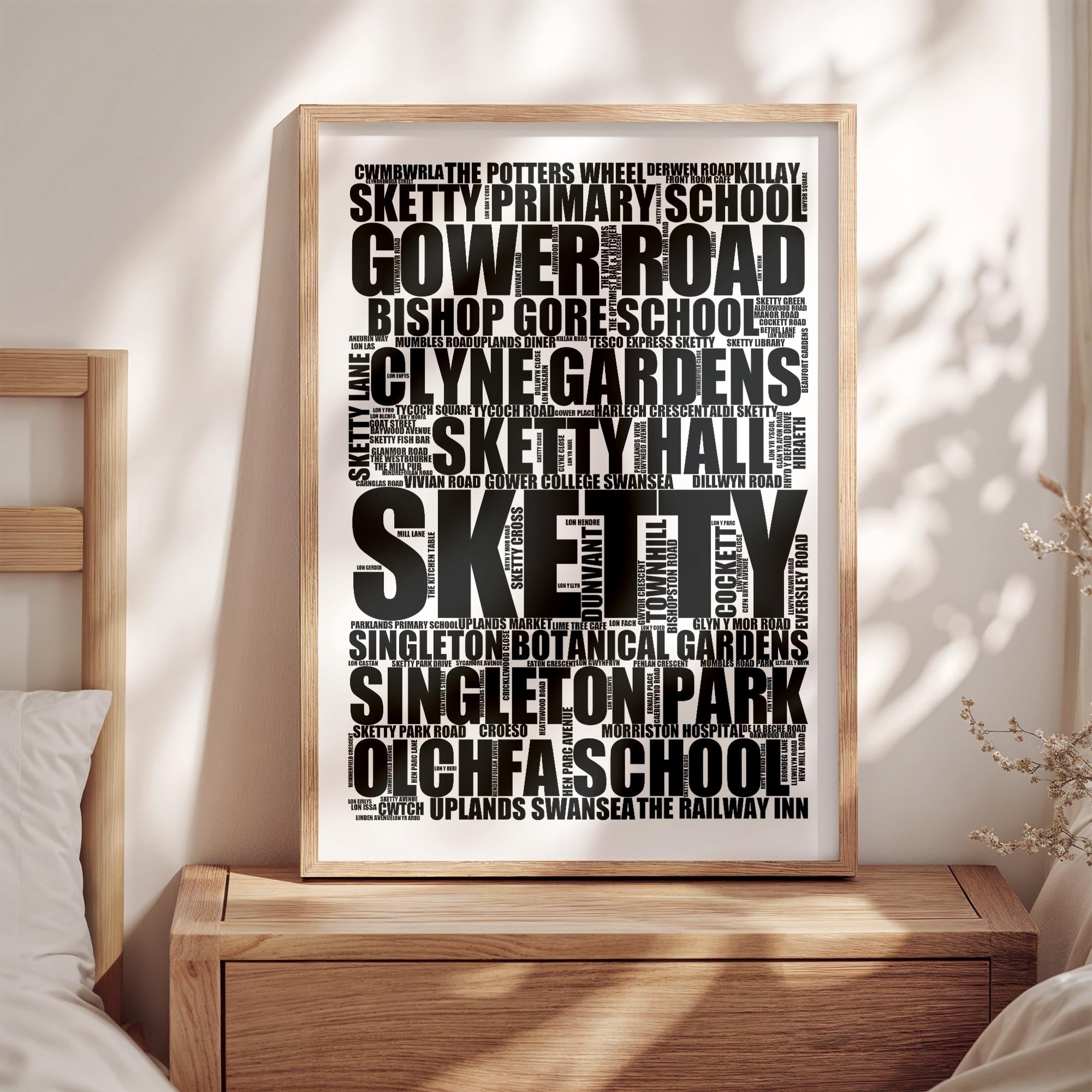 Sketty - Premium Typographic Word Cloud Prints, Posters & Gifts