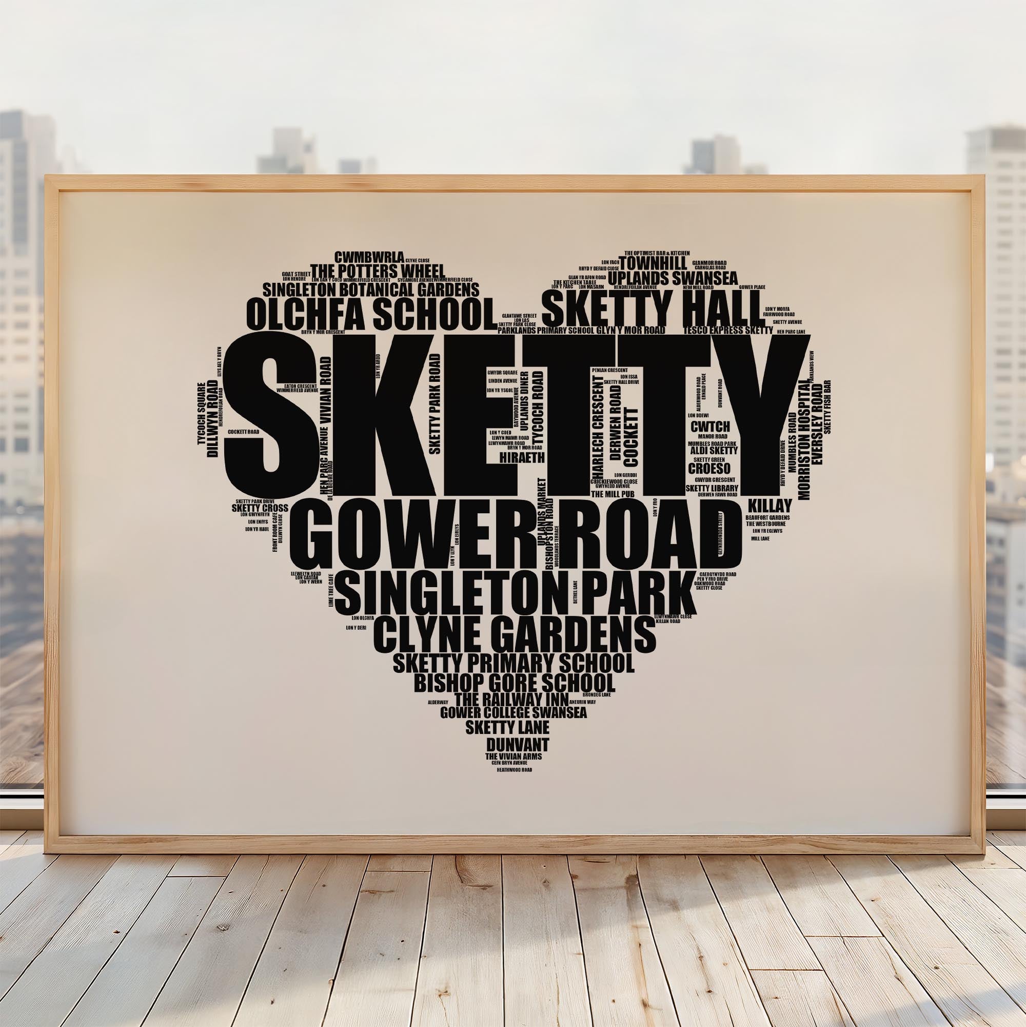 Sketty - Premium Typographic Word Cloud Prints, Posters & Gifts