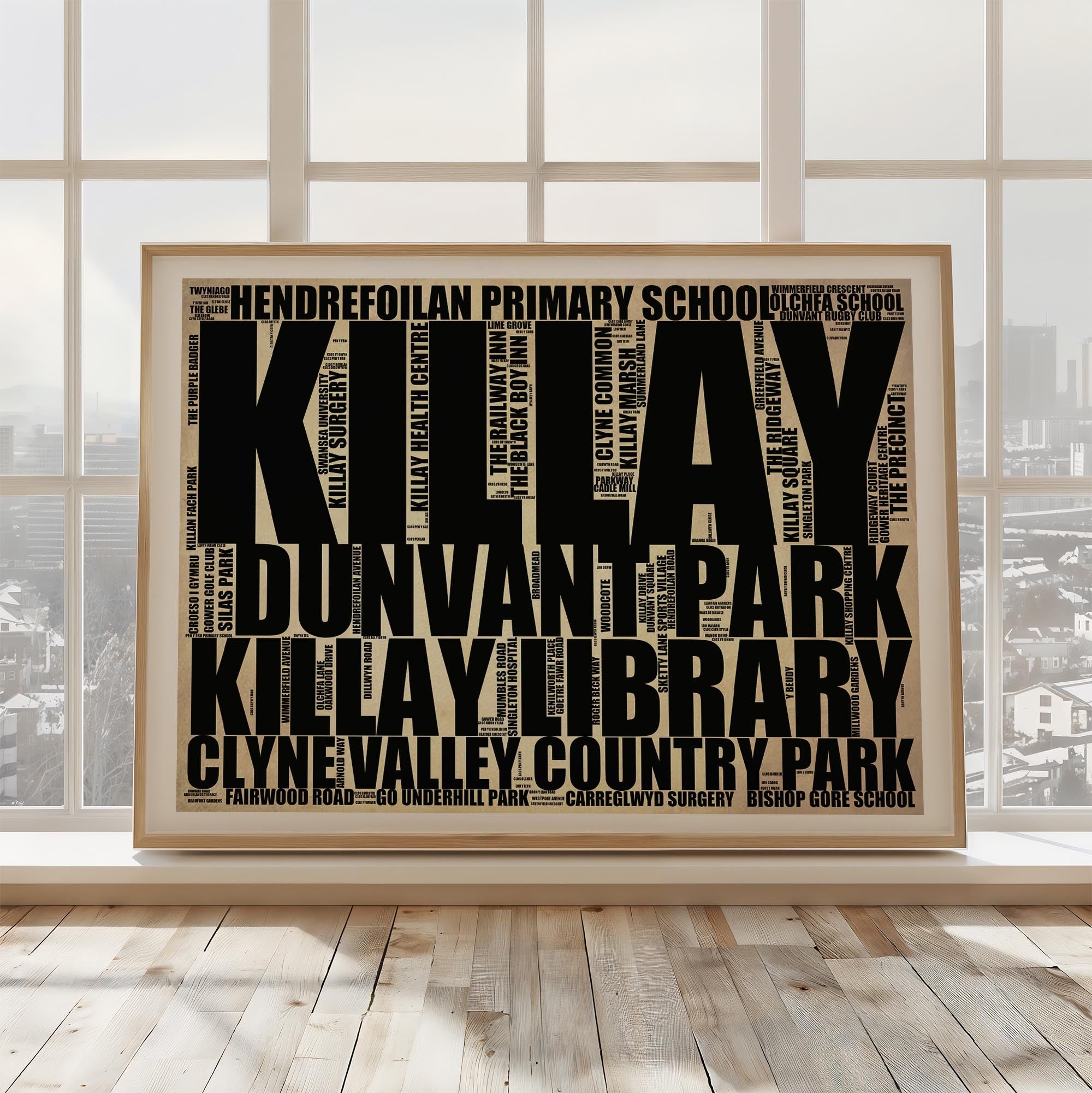 Killay - Premium Typographic Word Cloud Prints, Posters & Gifts