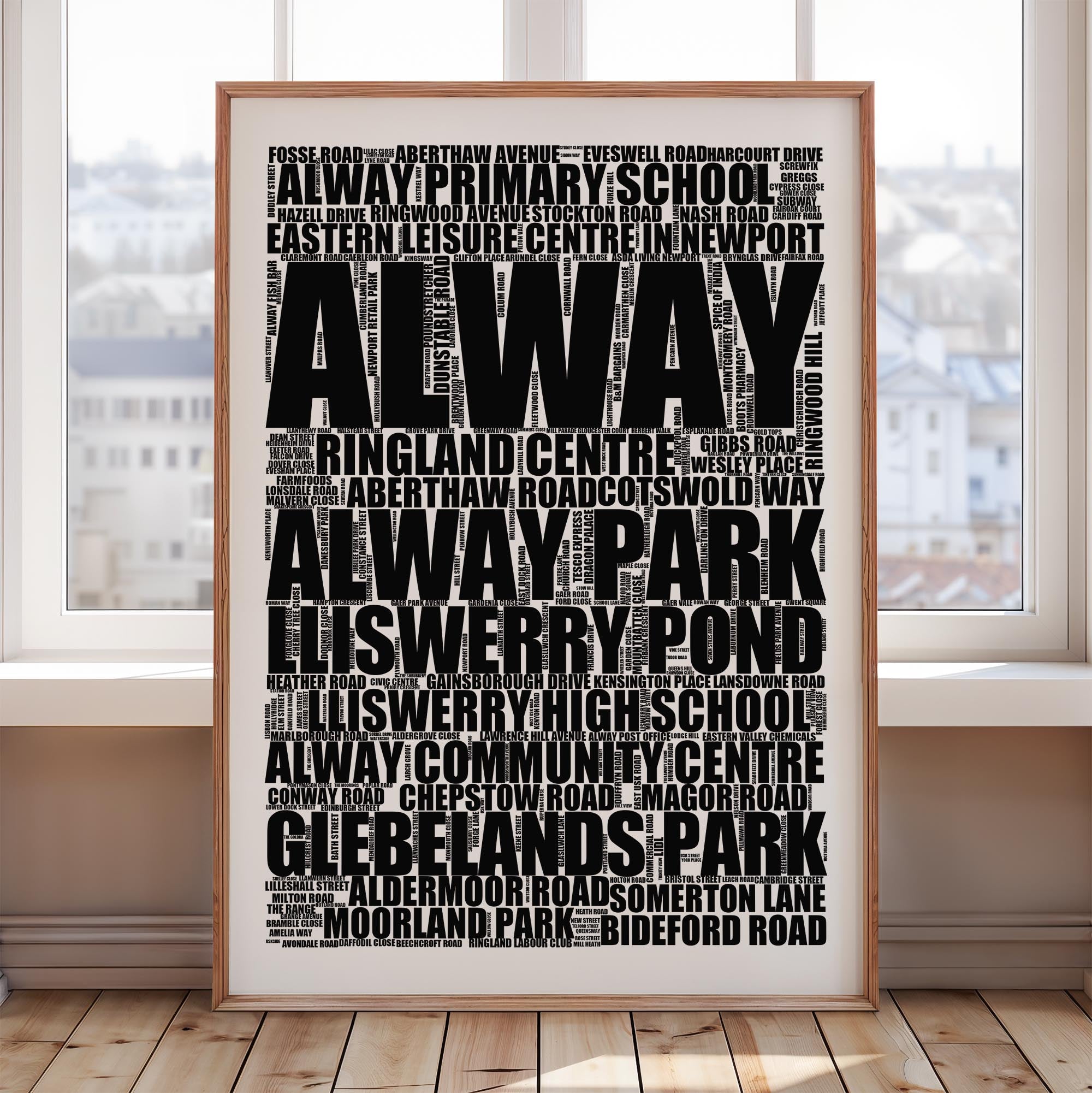 Alway - Premium Typographic Word Cloud Prints, Posters & Gifts