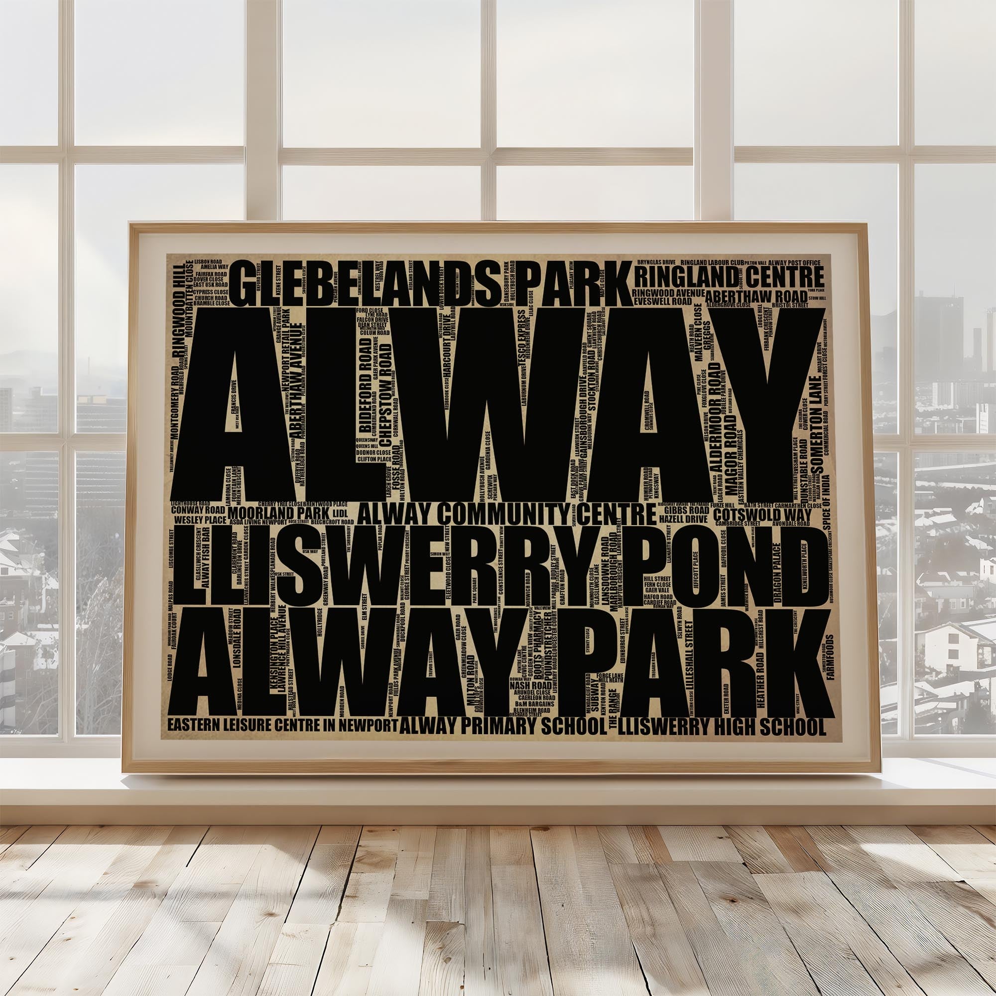 Alway - Premium Typographic Word Cloud Prints, Posters & Gifts