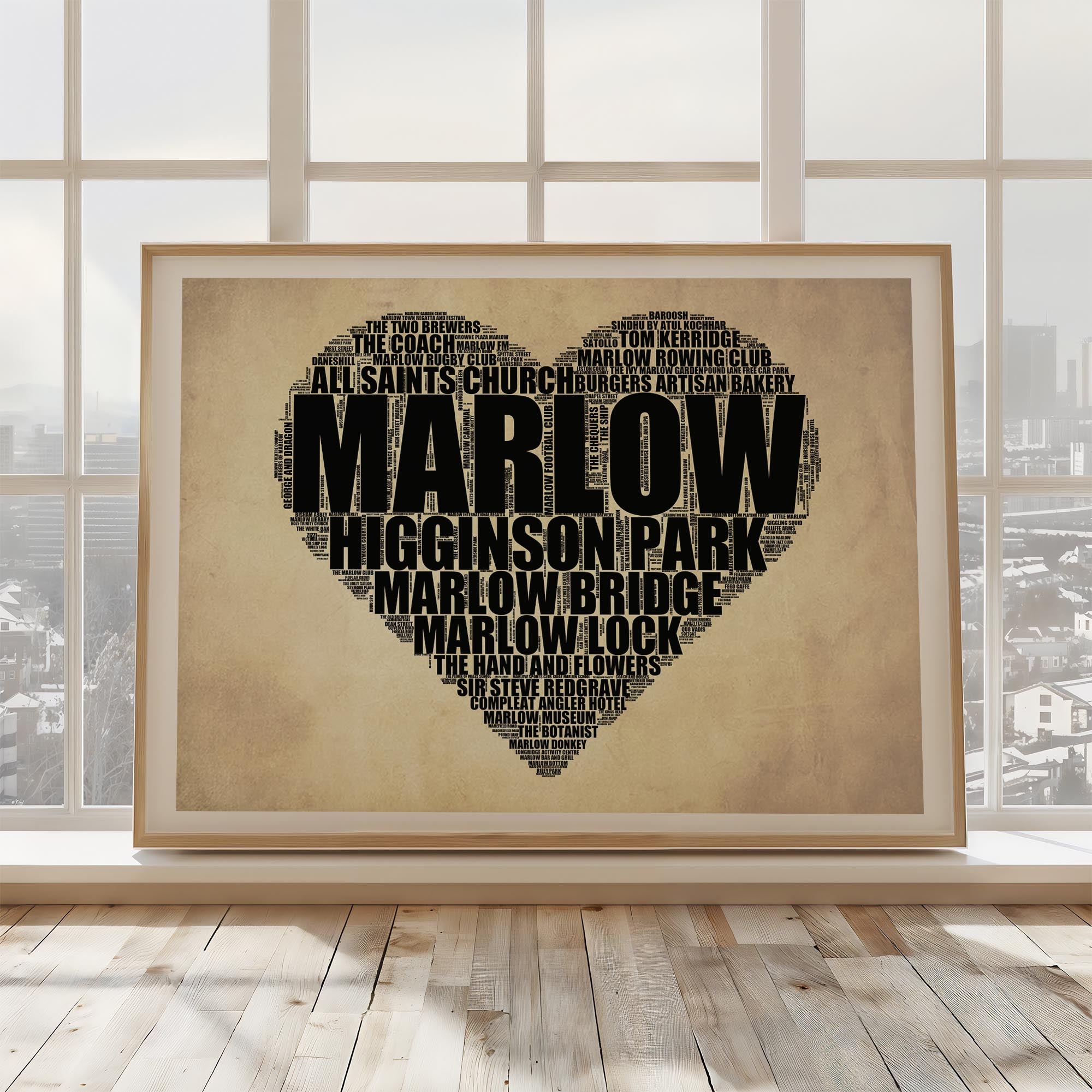 Marlow - Premium Typographic Word Cloud Prints, Posters & Gifts