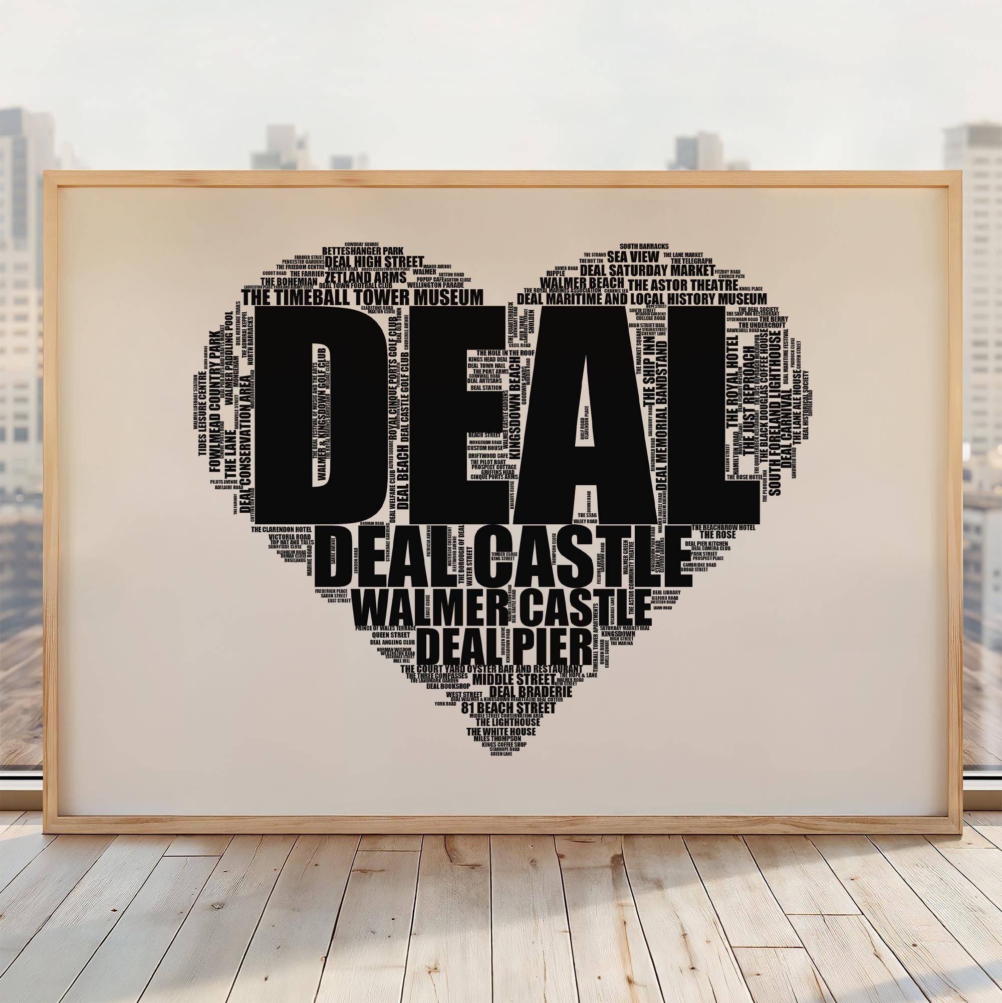 Deal - Premium Typographic Word Cloud Prints, Posters & Gifts