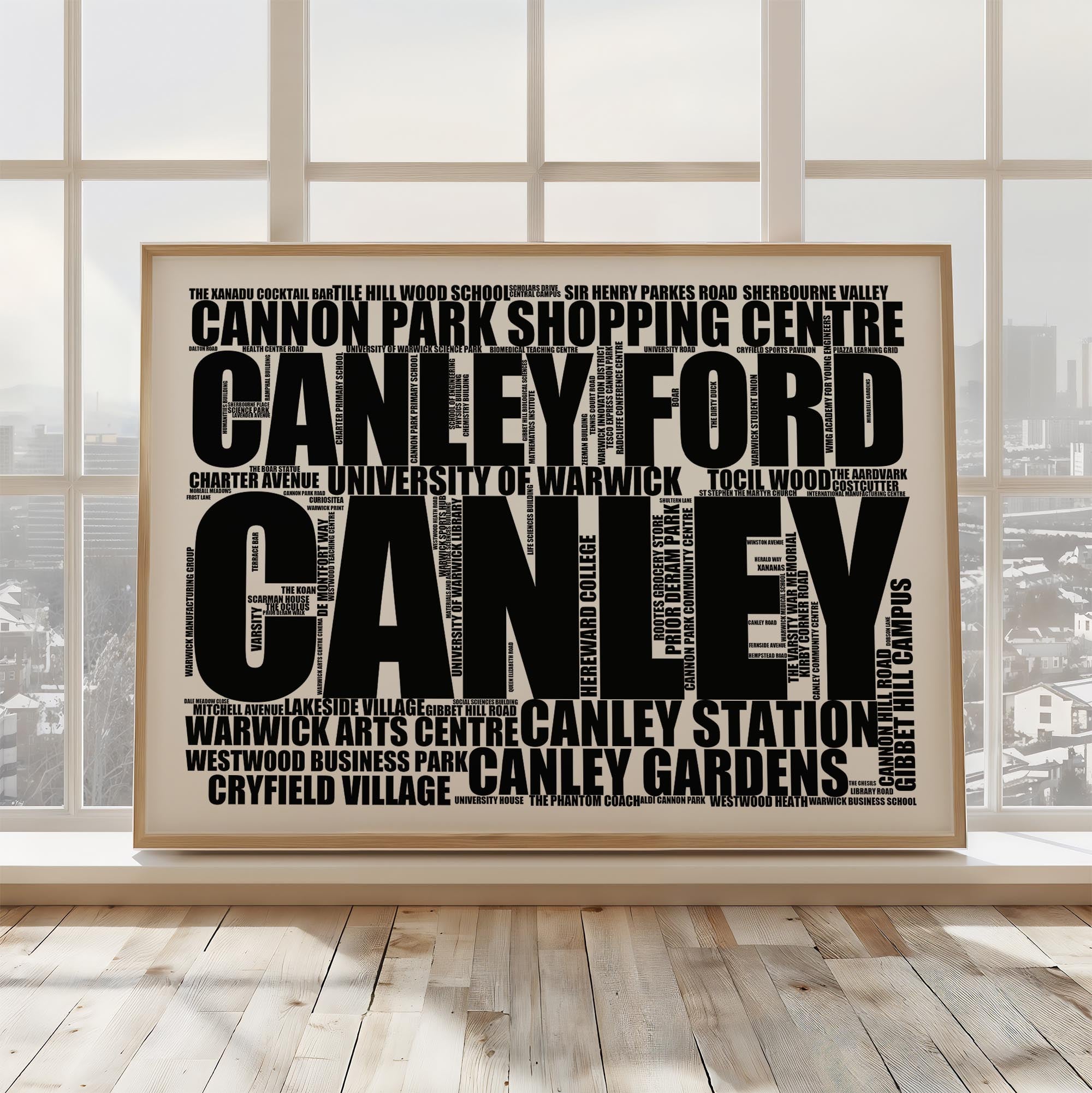 Canley - Premium Typographic Word Cloud Prints, Posters & Gifts