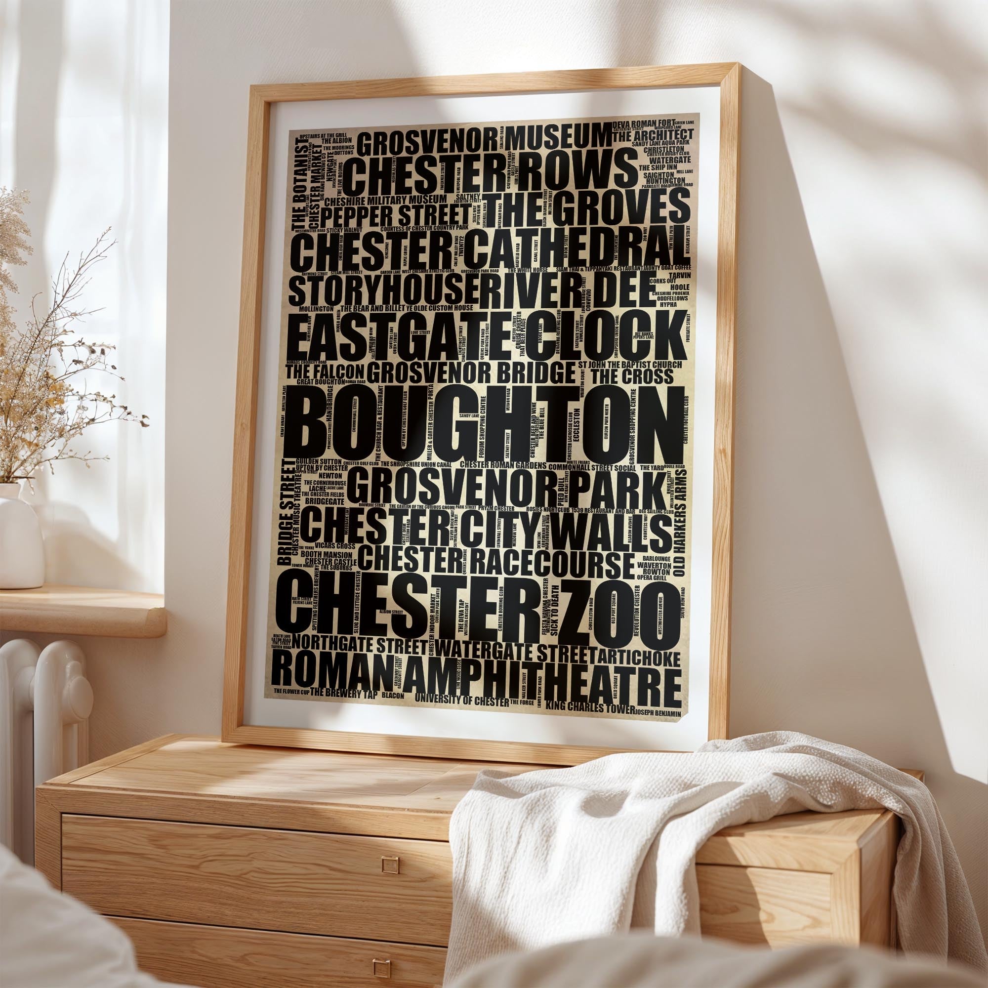 Boughton - Premium Typographic Word Cloud Prints, Posters & Gifts