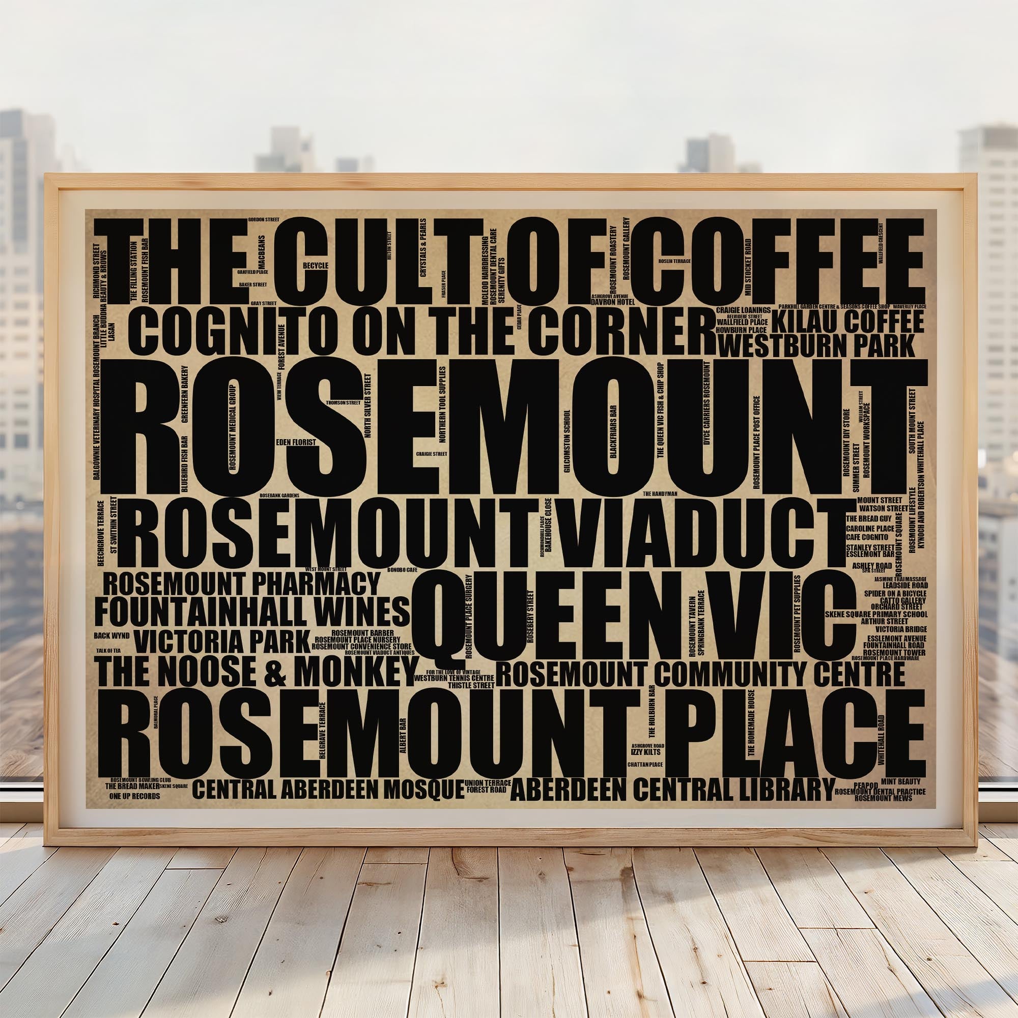 Rosemount - Premium Typographic Art Prints & Gifts