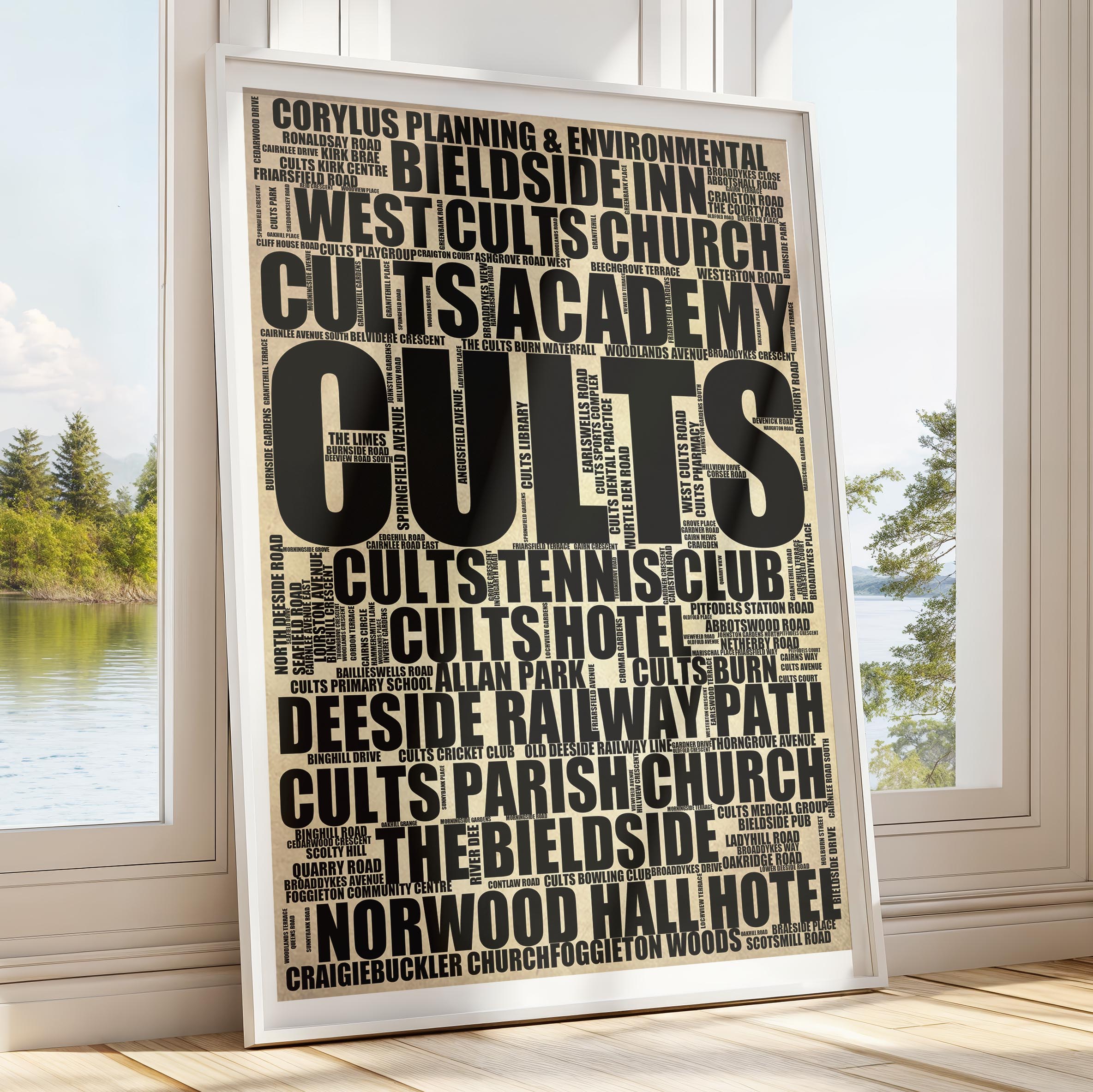 Cults - Premium Typographic Word Cloud Prints, Posters & Gifts