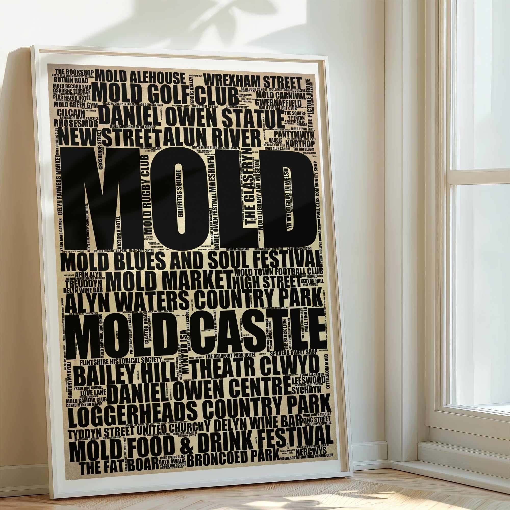 Mold - Premium Typographic Word Cloud Prints, Posters & Gifts